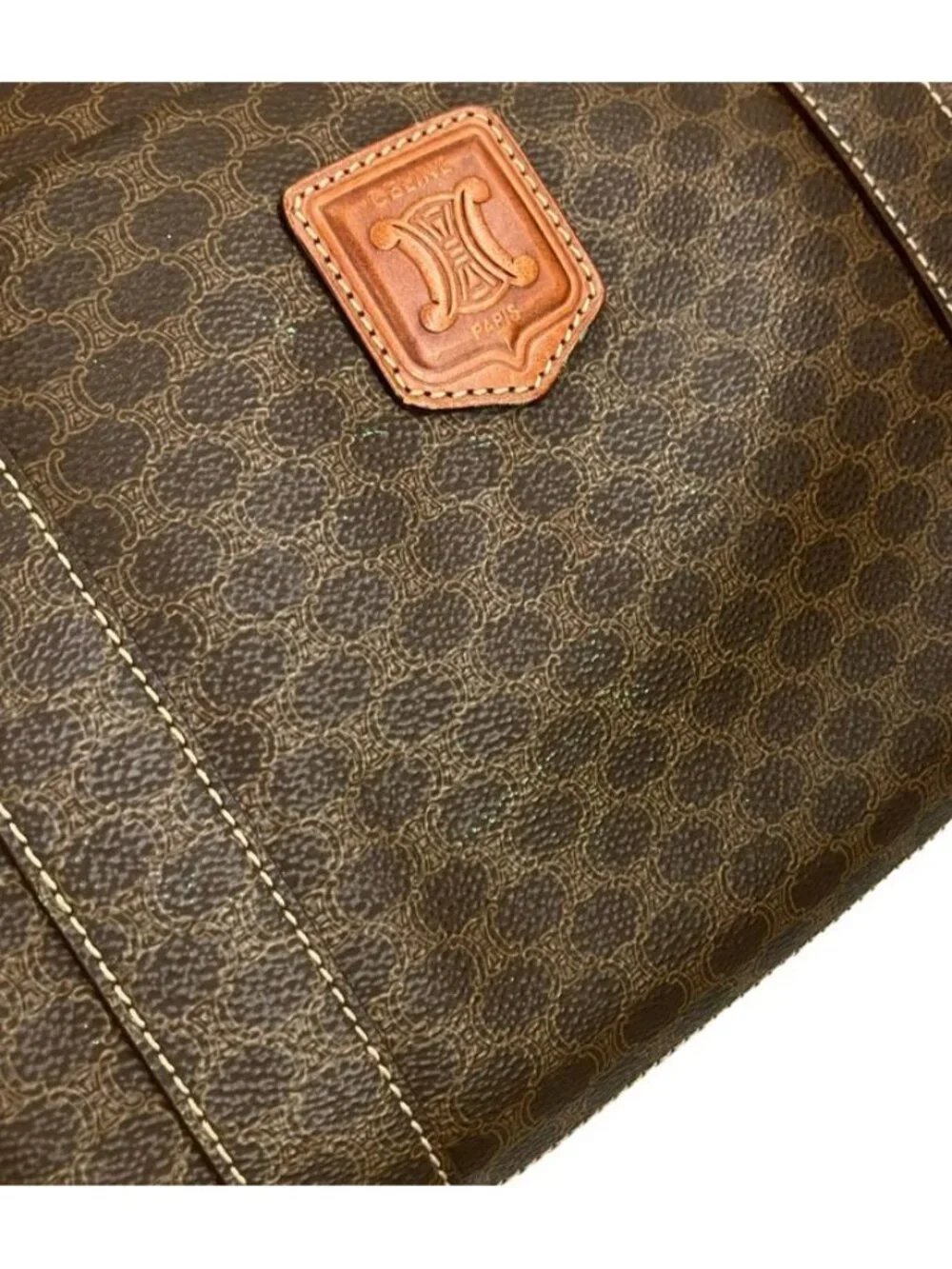 ★SOLD★ Celine Tote Macadam Brown - Picture 10 of 10